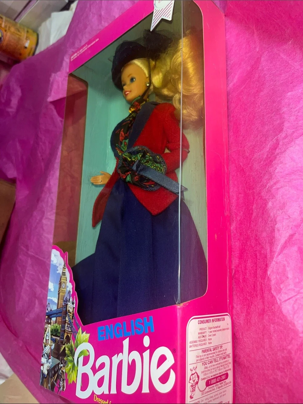 1991 Special Edition English Barbie Dolls of the World Collection #4973 NRFB